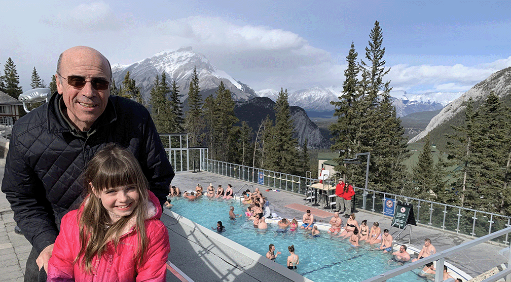 Adessa and David at Banff